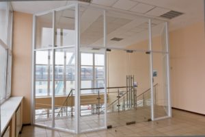 Каркасная противопожарная перегородка / серия FRM5227