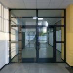 Противопожарная алюминиевая перегородка EI 45 / серия FRM5156
